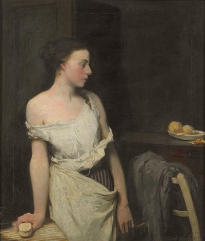 Mädchen bei ihrer Toilette von Glyn Warren Philpot